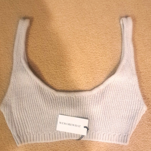 WeWoreWhat Tops - WEWOREWHAT SWEATER TANK TOP  XL